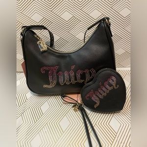Juicy Couture Liquorice Obsession Crossbody with matching zip around Wallet